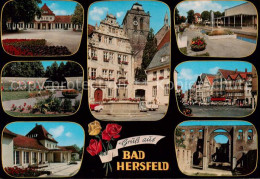73863176 Bad Hersfeld Teilansichten Park Rathaus Brunnen Ruine Bad Hersfeld - Bad Hersfeld
