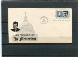 UNITED STATES/USA - 1964  J.F. KENNEDY  FIRST DAY COVER - 1961-1970