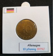 Allemagne 10 Pfennig 1979J - 10 Pfennig