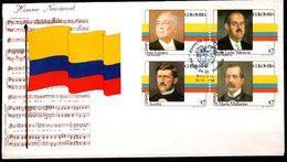 COLOMBIA- KOLUMBIEN- 1981. FDC/SPD. PRESIDENTS - 4TH ISSUE. SINGLE COVER - Colombie