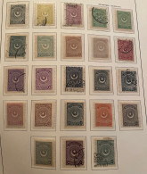 1923 1.printing Star/crescent Stamps MH / Used Isfila 1109-1128 - Unused Stamps