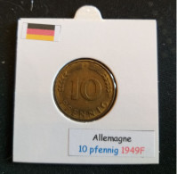 Allemagne 10 Pfennig 1949F - 10 Pfennig