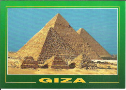 Giza (Egitto, Egypt) View Of Three Pyramids Of Cheops, Chephren And Micerinus, Piramidi - Piramidi