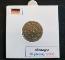 Allemagne 50 Pfennig 1950D - 50 Pfennig