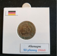 Allemagne 50 Pfennig 1966G - 50 Pfennig