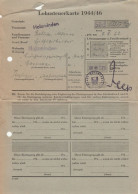 DOCUMENTO FISCALE GERMANIA 1944/6 -FORI (BK799 - Autres & Non Classés