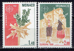 Monaco - Mi-Nr 1473/1474 Ungebraucht / MNH ** (U607) - 1981
