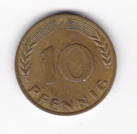 Une Pièce Monnaie  Allemagne   Deutschland   Germany  10 Pfennig  Année 1970  Frappe F  ( Plusieurs Annonces ) - 10 Pfennig