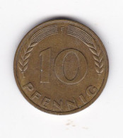 Une Pièce Monnaie  Allemagne   Deutschland   Germany  10 Pfennig  Année 1969  Frappe F  ( Plusieurs Annonces ) - 10 Pfennig