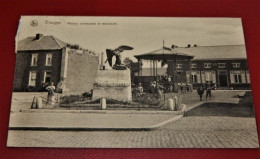 ELOUGES  -  Maison Communale Et Monument Aux Morts  1914-18 - Dour