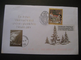 Österreich- Christkindl 24.12.2008, Schmuckumschlag Mit Zusatzmarke Wiener Neustadt - Covers & Documents