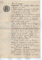 VP22.734 - Acte De 1911 - Vente D'une Maison Située à VILLIERS COUTURE Par M. BRISSONNEAU De ROMAZIERES à Mme LAITEUX - Manuscripts