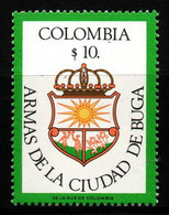 17- KOLUMBIEN - 1982- MI#:1601- MNH- BUGA CITY COAT OF ARMS - HERALDIC - Colombie