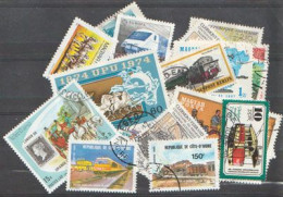 Histoire Des Transports. Beau Lot De 25 Timbres Différents, 1 ère Qualité . - Mezclas (max 999 Sellos)