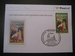 Österreich- St. Nikola/Pram 6.12.2006, 34. Nikolaus-Sonderpostamt Auf Glückwunschkarte - Covers & Documents