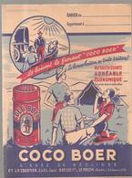 Scoutisme Protège Cahier  COCO BOER Ils Boivent Le Fameux COCO BOER ETS J.P. Courtier à LE POUZIN Ardèche - Book Covers