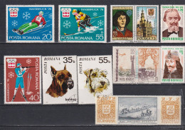 Lot De Timbres Neufs De Roumanie D'années Diverses Grands Formats - Lotes & Colecciones