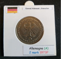 Allemagne 2 Mark 1973F Position A - 2 Mark