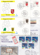 GERMANY - ALLEMAGNE - BUND - 1991/1992 - BREMEN, BRANDENBURG, BADEN W., LUFTPOST, BLUMEN, CEPT, SAGEN, .... - 1991-2000