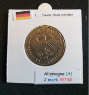 Allemagne 2 Mark 1973G Position A - 2 Marcos