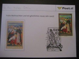 Österreich- St. Nikola/Donau 6.12.2006, 33. Nikolaus-Sonderpostamt Auf Glückwunschkarte - Briefe U. Dokumente