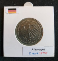 Allemagne 2 Mark 1975F Position A - 2 Marchi