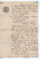 VP22.736 - AULNAY - Acte De 1910 - Vente De Terre Sise à NERE Par Mme PAIN à COGNAC à M. GANDAUBERT, Débitant à NERE - Manuscripts