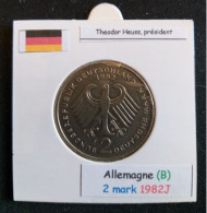 Allemagne 2 Mark 1982J Position B - 2 Mark