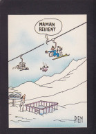 CPM PIEM Humour Sport De Neige Ski Non Circulée éditions Cherche Midi - Piem