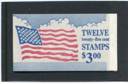 UNITED STATES/USA - 1988  3$  FLAG & CLOUDS  BOOKLET  MINT NH - 1981-...