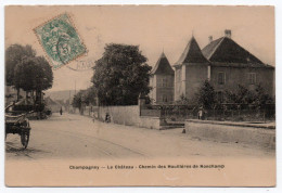 Sous Les Chênes. Le Château. Chemin Des Houillères De Rondchamp - Champagney