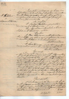 VP22.737 - SAINT JEAN D'ANGELY - Acte De 1910 - M. FALLELOUR à CHERBONNIERES Contre M. CHAPOIN & PERINEAU à GIBOURNE - Manuscripts