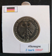 Allemagne 2 Mark 1986F Position A - 2 Marchi