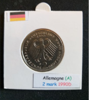 Allemagne 2 Mark 1990D Position A - 2 Mark