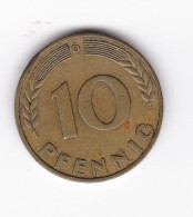 Une Pièce Monnaie  Allemagne   Deutschland   Germany  10 Pfennig  Année 1950  Frappe D  ( Plusieurs Annonces ) - 10 Pfennig