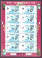 Wallis Et Futuna - 2014 - Feuille Du N° 808 - Neuf ** - Nouveaux Billets Des TOM - Unused Stamps