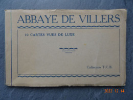 10 CARTES VUES DE LUXE  "  ABBAYE DE VILLERS  "   COLLECTION T.C.B. - Villers-la-Ville