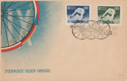 1956 - CYCLISME - ENVELOPPE FDC ILLUSTREE - FDC