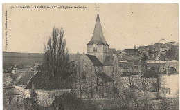 Aignay Le Duc : L'église Et Les Roches (Editeur H. Bogureau, Chatillon Sur Seine, N°370) - Aignay Le Duc