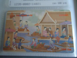 THAILAND USED CARDS  CARDS PIN 108 PAINTING - Thaïland