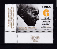 ARGENTINA-2019-GANDHI-MNH- - Unused Stamps