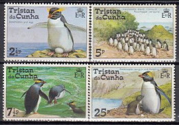 Tristan Da Cunha 1974 (MNH) (MI 191-194) - Southern Rockhopper Penguin (Eudyptes Chrysocome) - Collections, Lots & Series