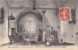 Sarthe - Greez-sur-Roc - Intérieur De L'Eglise - Choeur Du XVIe Siècle à Voutes, Fenêtres Remarquables - Other & Unclassified