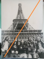 Photo, Scorpions à Paris, Tour Eiffel. 21x 14 - Foto