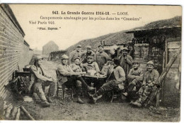 59  LOOS GUERRE 1914 / 16  CAMPEMENT AMENAGE PAR LES POILUS DANS LES CRASSIERS - Loos Les Lille