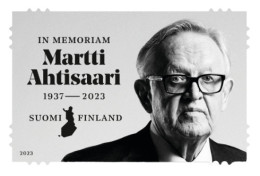 Finland Finnland Finlande 2023 Martti Ahtisaari In Memoriam President Nobel Laureate Posti Stamp MNH - Nuevos