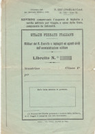 BIGLIETTO TRENO STRADE FERRATE ITALIANE PER MILITARI -NUOVO (BY925 - Europe