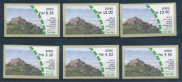 ISRAEL 2023 NATIONAL PARK NIMROD ATM SET MACHINE 900 TIBERIUS MNH - Nuevos