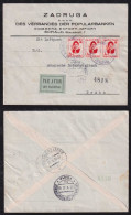 Bulgaria 1938 Registered Airmail Cover SOFIA X PRAHA Czechia - Lettres & Documents