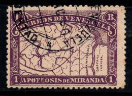 Venezuela 1896 Mi. 52 Oblitéré 100% Carte, 1 B - Venezuela